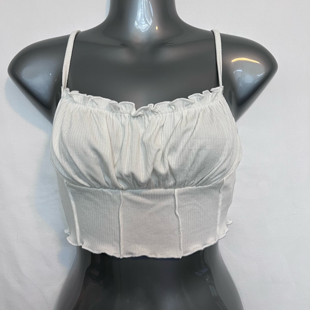 White Crop Top